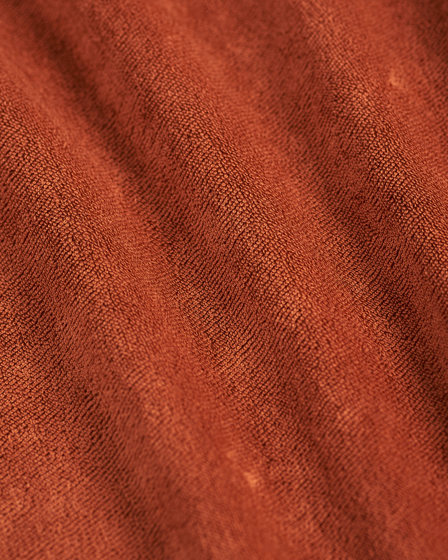Herre | Pikéer | Stenströms | Towelling Cotton Poloshirt Rust