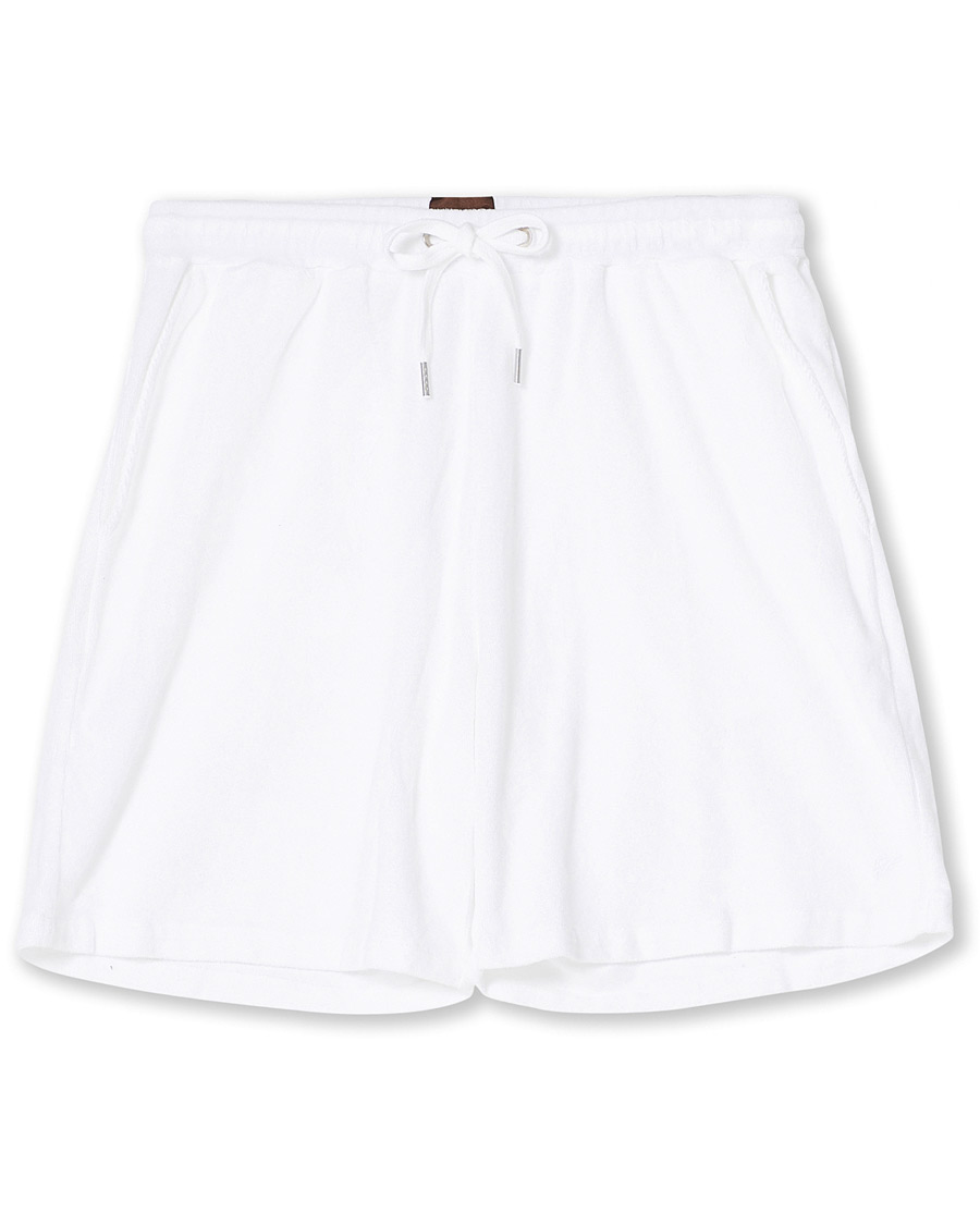 Herre | Shorts | Stenströms | Towelling Cotton Shorts White