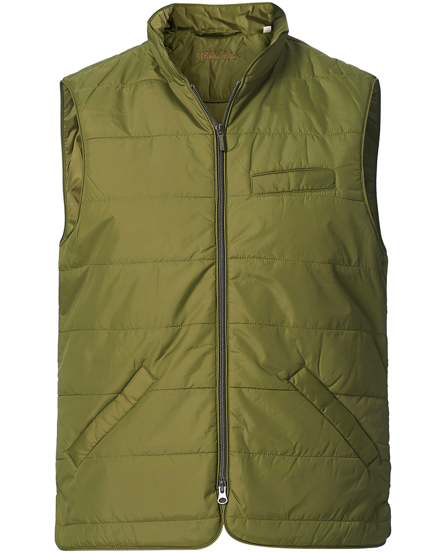 Herre | Jakker | Stenströms | Nylon Vest Green