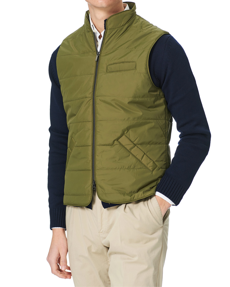 Herre | Jakker | Stenströms | Nylon Vest Green