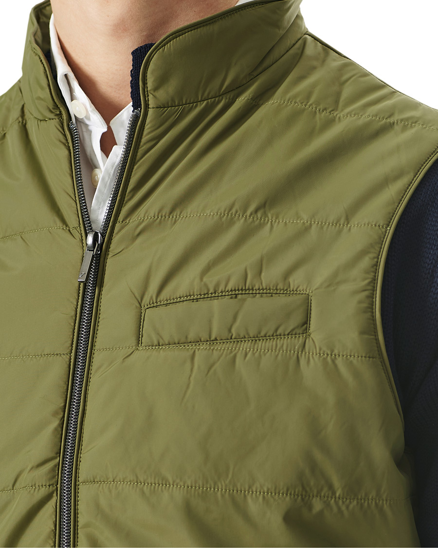 Herre | Jakker | Stenströms | Nylon Vest Green