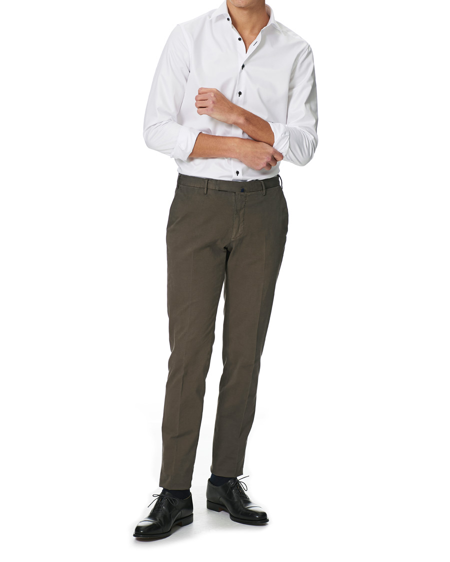 Herre | Skjorter | Stenströms | Slimline Cut Away Shirt White