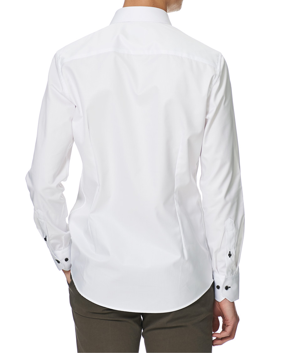 Herre | Skjorter | Stenströms | Slimline Cut Away Shirt White