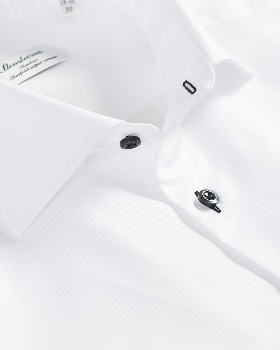 Herre | Skjorter | Stenströms | Slimline Cut Away Shirt White