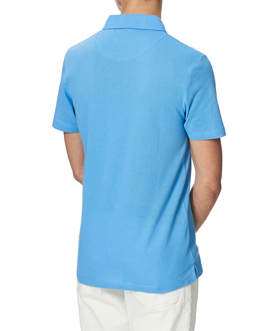 Herre | Pikéer | Sunspel | Riviera Polo Shirt Mid Blue