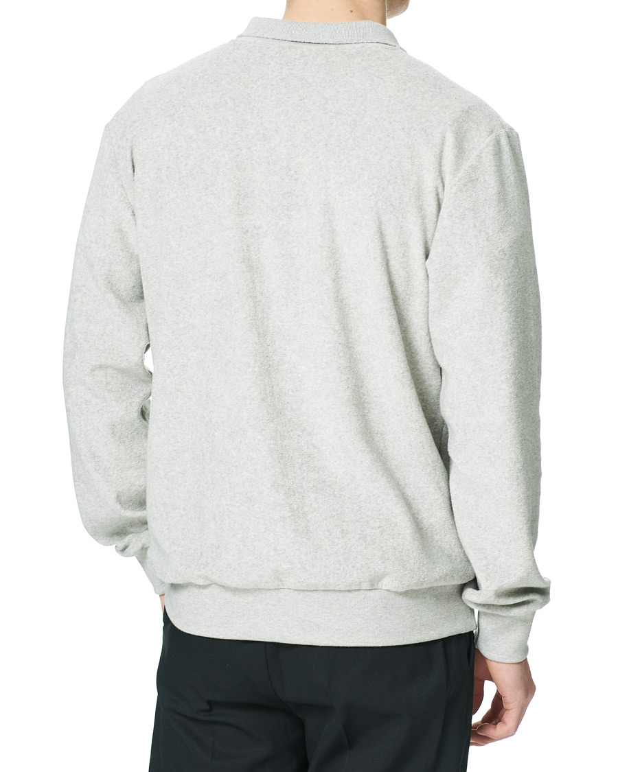 Herre | Gensere | Howlin' | Long Sleeve Terry Polo Grey