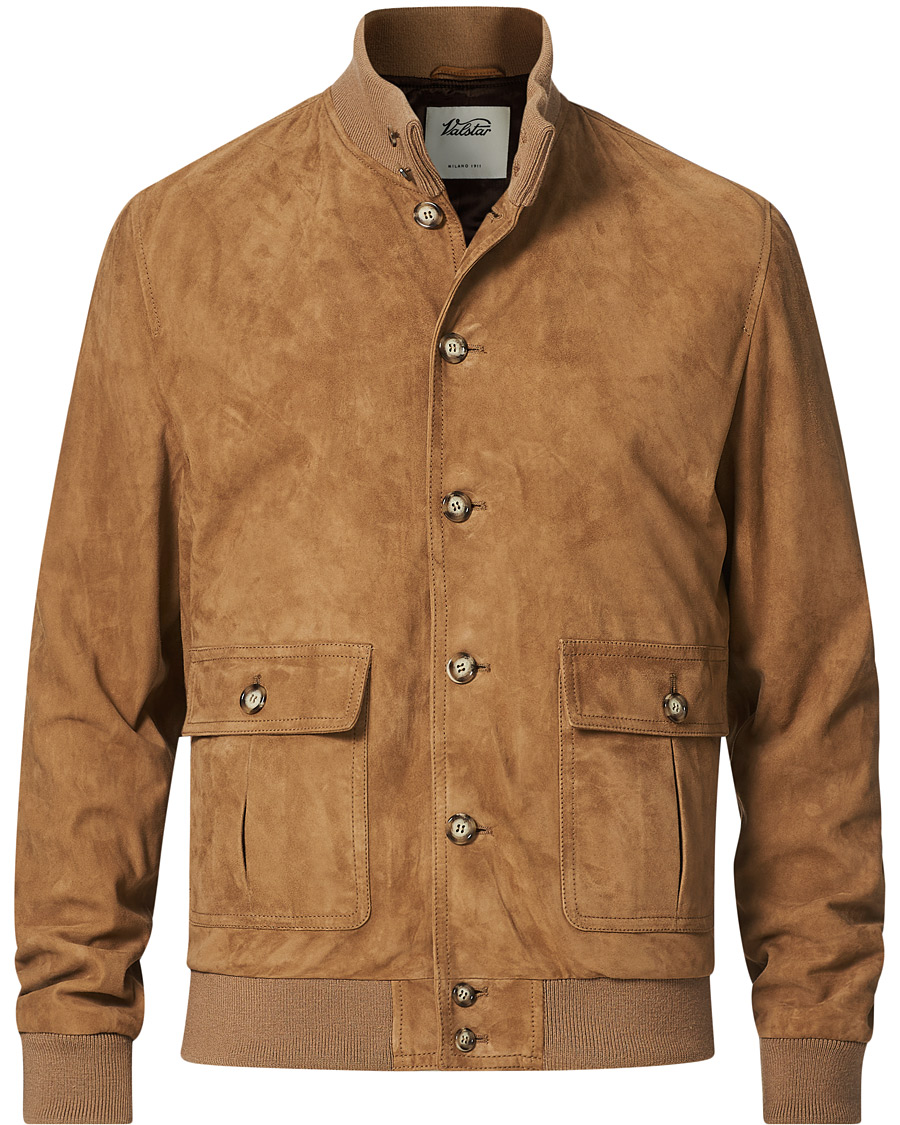 Herre | Jakker | Valstar | Valstarino Suede Jacket Light Brown