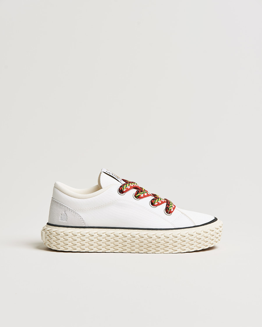 Herre | Lanvin Low Top Vulcanized Sneakers White | Lanvin | Low Top Vulcanized Sneakers White