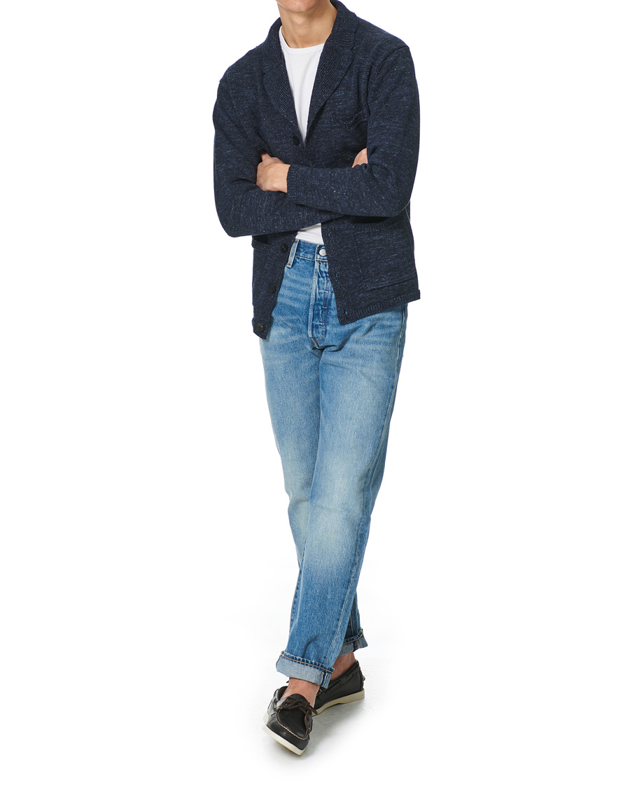 Herre | Gensere | Inis Meáin | Washed Linen Pub Jacket Timor