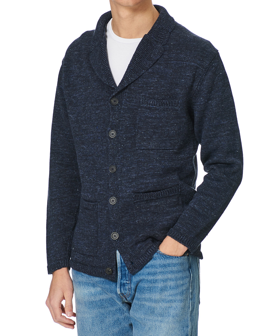 Herre | Gensere | Inis Meáin | Washed Linen Pub Jacket Timor