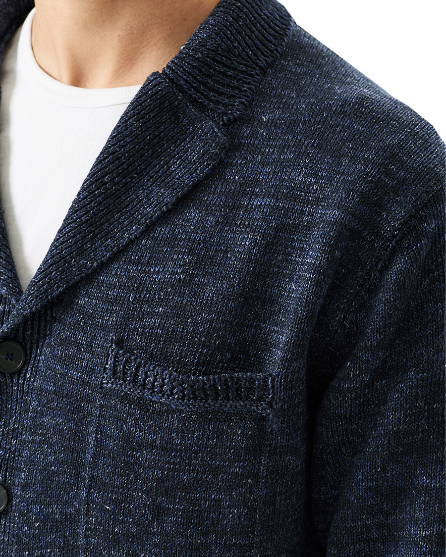 Herre | Gensere | Inis Meáin | Washed Linen Pub Jacket Timor