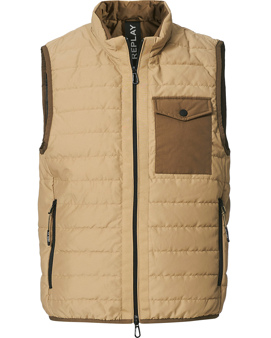 Herre | Jakker | Replay | Down Vest Khaki