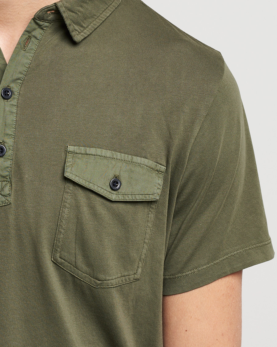 Herre | Pikéer | Replay | Organic Cotton Jersey Polo Army Green
