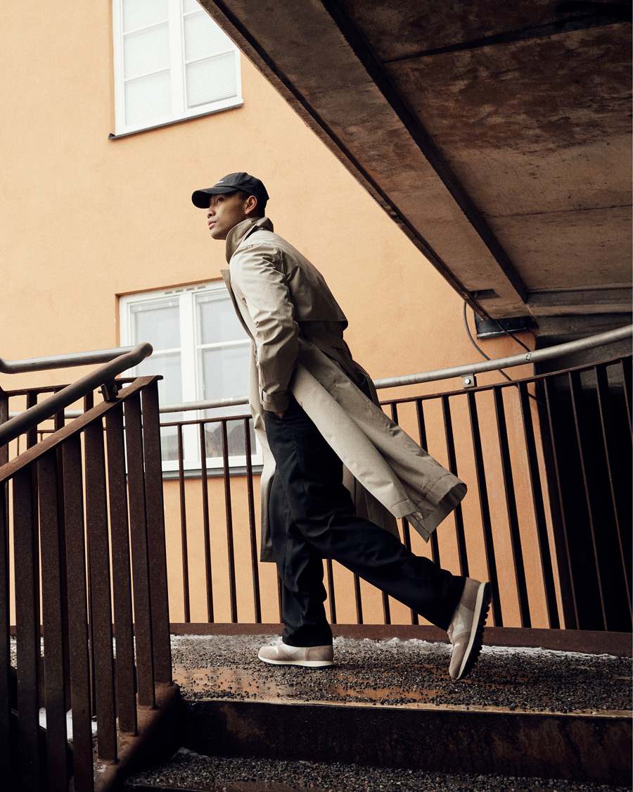 Herre | Jakker | Filippa K | Bristol Trench Coat Grey Beige