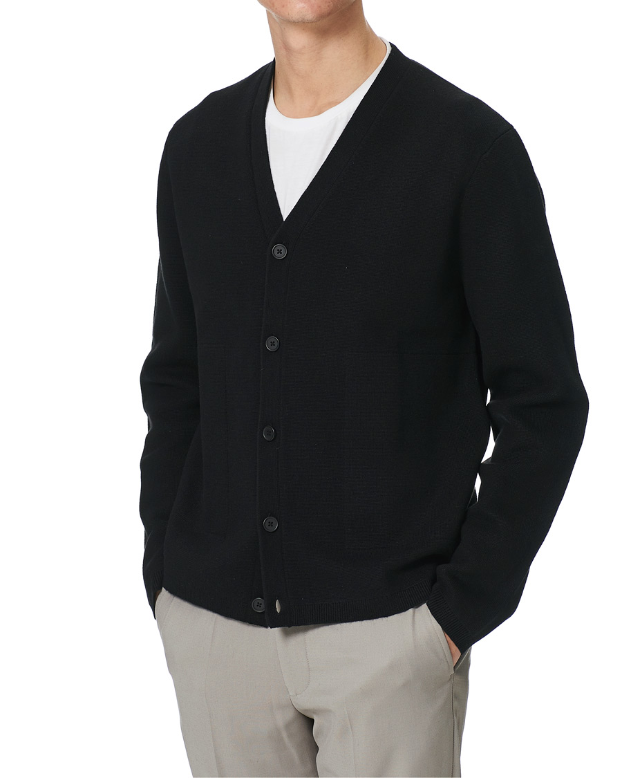 Herre | Gensere | Filippa K | Aaron Cardigan Black