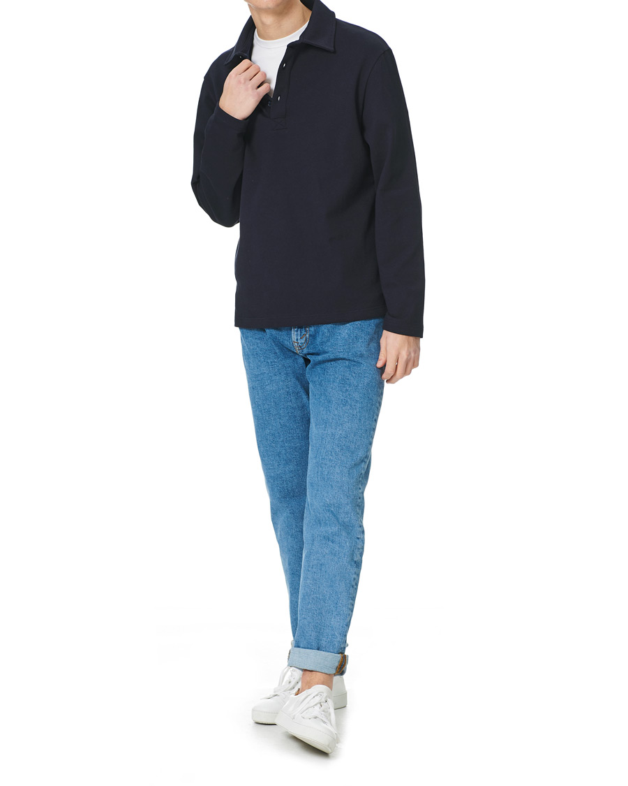 Herre | Gensere | Filippa K | Rugby Sweatshirt Navy