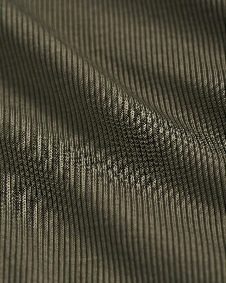 Herre | Pikéer | Filippa K | Rib Polo Tee Fadded Moss Green