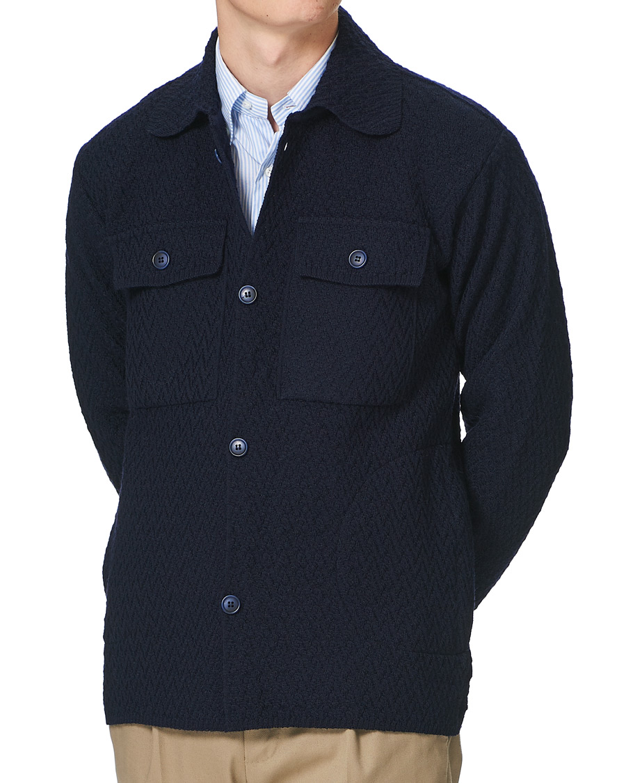 Herre | Skjorter | Eton | Dale of Norway Overshirt Navy