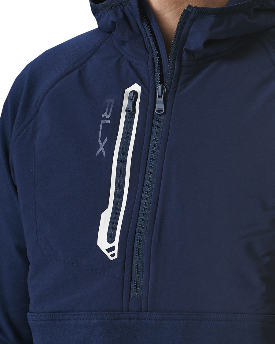 Herre | Gensere | RLX Ralph Lauren | Tech Jersey Half Zip Hoodie French Navy