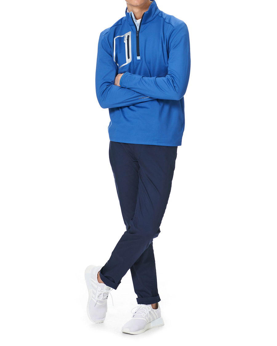 Herre | Gensere | RLX Ralph Lauren | Luxury Jersey Half Zip Liberty Blue