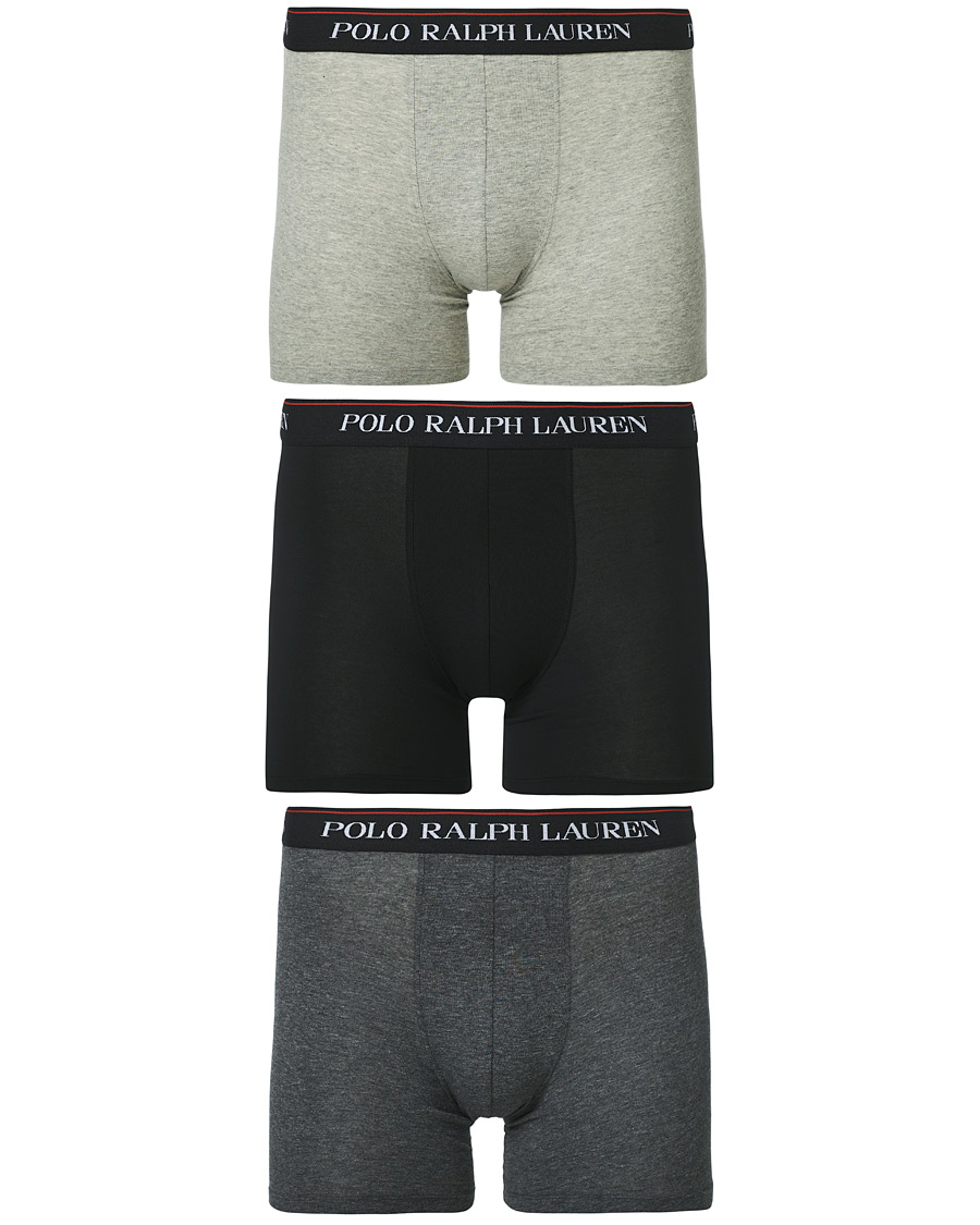Herre |  | Polo Ralph Lauren | 3-Pack Boxer Brief Light Grey/Grey/Dark Grey