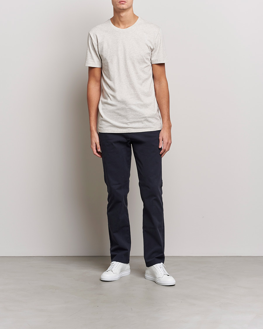Herre | Wardrobe basics | Polo Ralph Lauren | 3-Pack Crew Neck T-Shirt Grey Heather/Grey/Charcoal