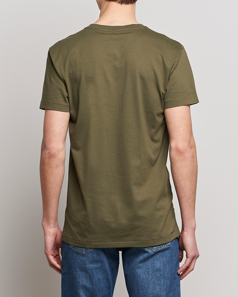Herre | T-Shirts | Polo Ralph Lauren | 3-Pack Crew Neck T-Shirt Olive/Green/Dark Green