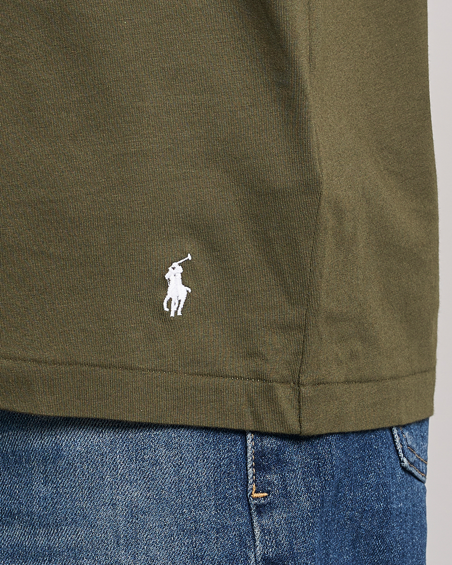 Herre | T-Shirts | Polo Ralph Lauren | 3-Pack Crew Neck T-Shirt Olive/Green/Dark Green