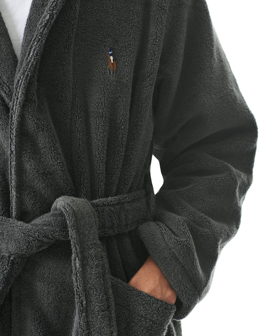 Herre | Pyjamaser og badekåper | Polo Ralph Lauren | Cotton Terry Robe Dark Slate
