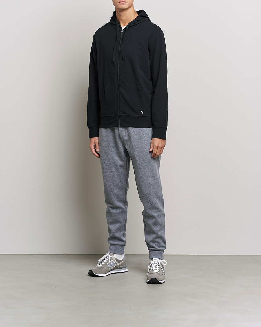 Herre | Gensere | Polo Ralph Lauren | Cotton Jersey Long Sleeve Hoodie Black