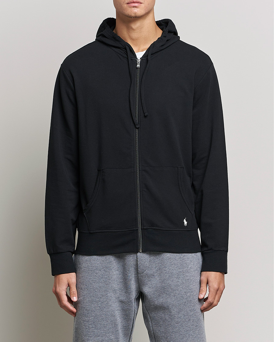 Herre | Gensere | Polo Ralph Lauren | Cotton Jersey Long Sleeve Hoodie Black