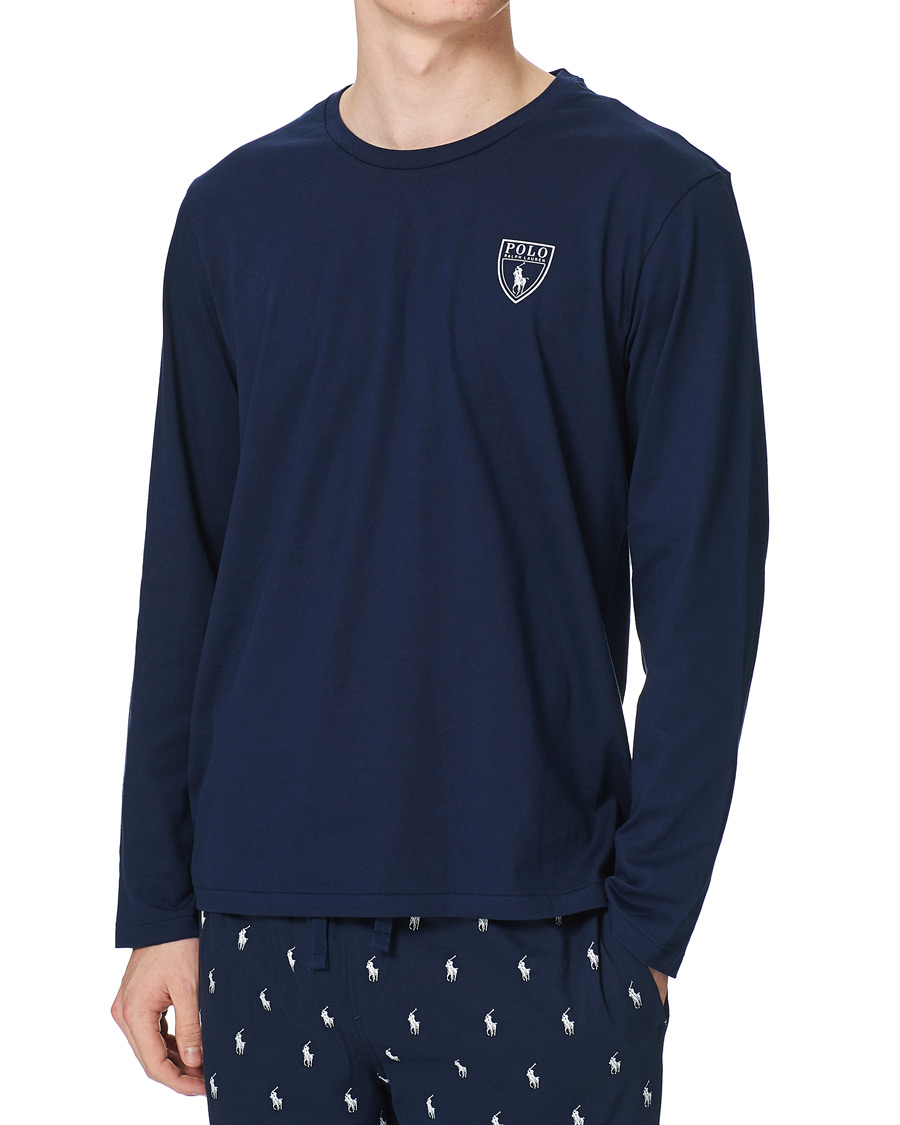 Herre | Pyjamaser og badekåper | Polo Ralph Lauren | Long Sleeve Pyjama Set Navy