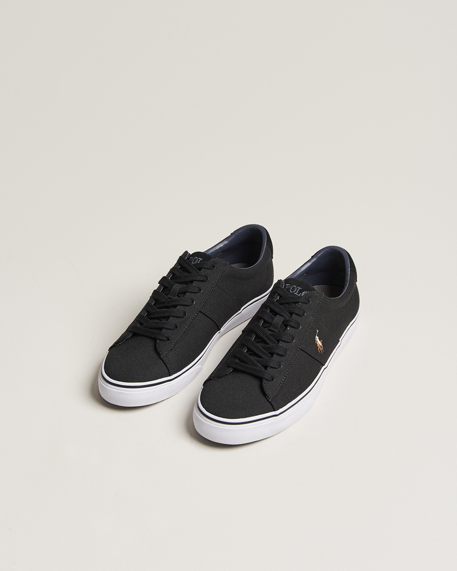 Herre |  | Polo Ralph Lauren | Sayer Canvas Sneaker Black