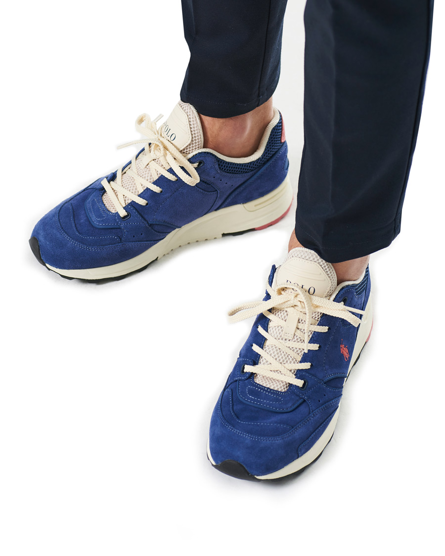 Herre | Polo Ralph Lauren Train 85 Running Sneaker Light Navy | Polo Ralph Lauren | Train 85 Running Sneaker Light Navy