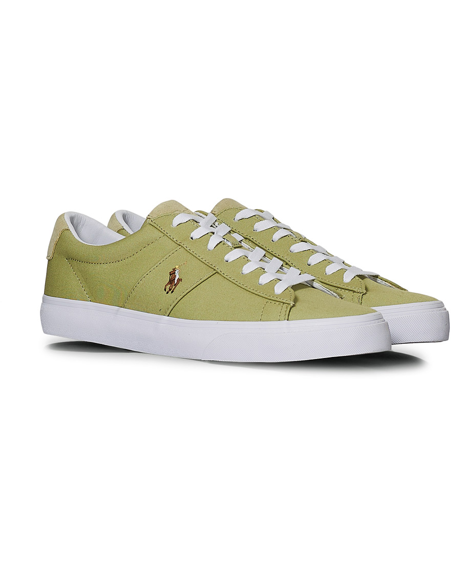 Herre | Polo Ralph Lauren Sayer Canvas Sneaker Light Olive | Polo Ralph Lauren | Sayer Canvas Sneaker Light Olive