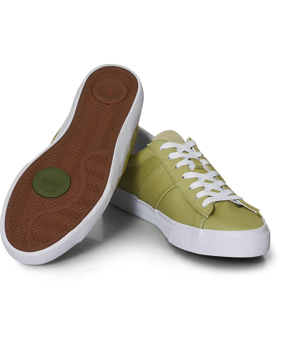 Herre | Polo Ralph Lauren Sayer Canvas Sneaker Light Olive | Polo Ralph Lauren | Sayer Canvas Sneaker Light Olive