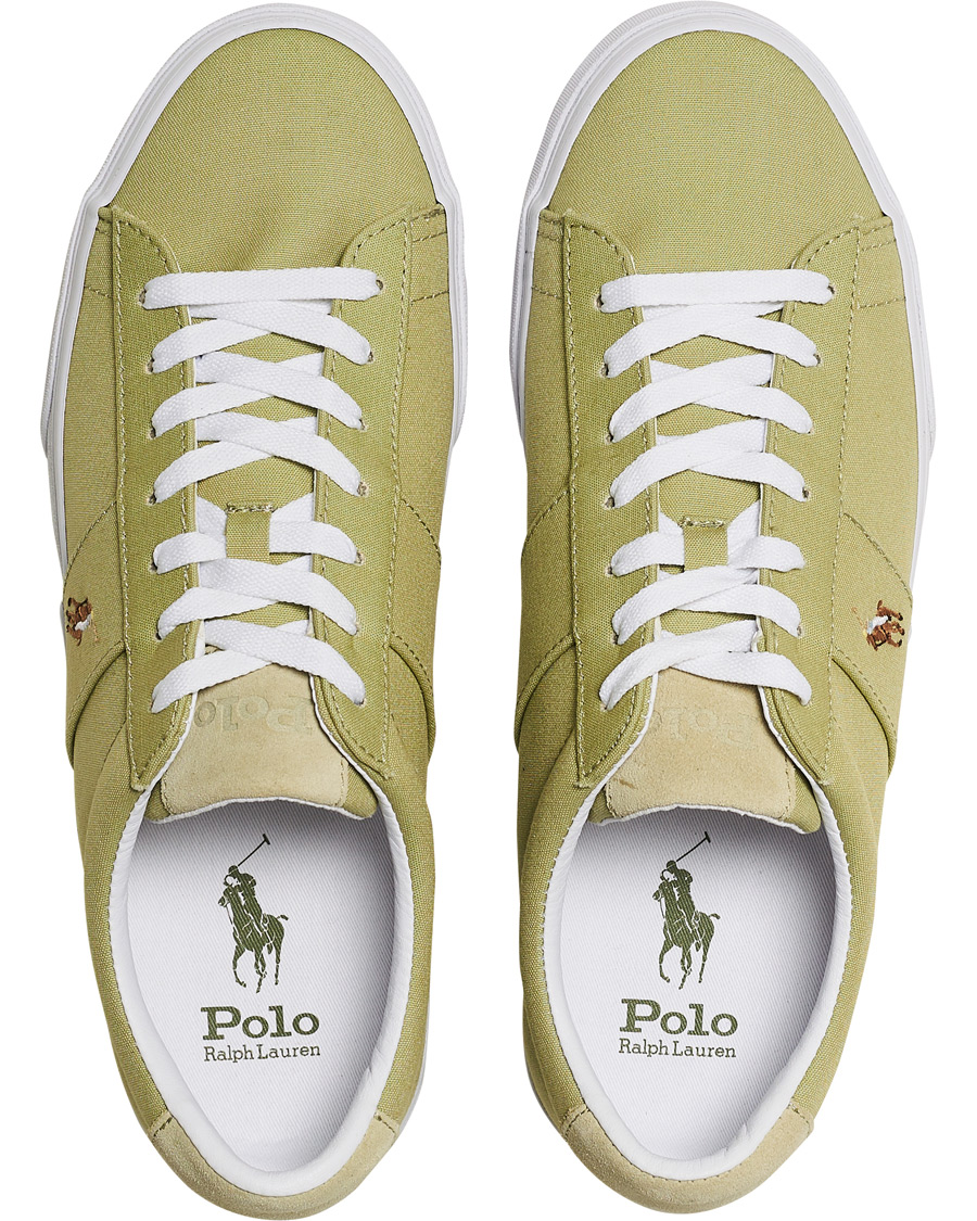 Herre | Polo Ralph Lauren Sayer Canvas Sneaker Light Olive | Polo Ralph Lauren | Sayer Canvas Sneaker Light Olive