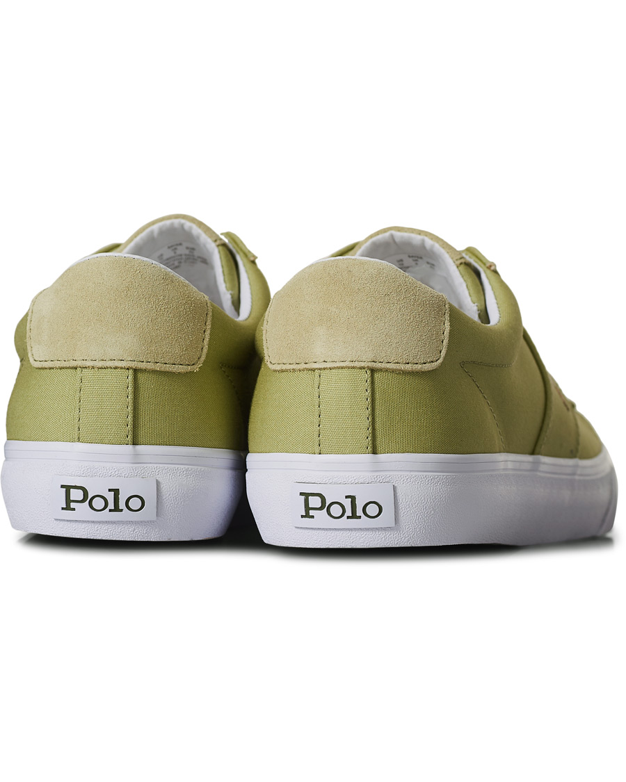 Herre | Polo Ralph Lauren Sayer Canvas Sneaker Light Olive | Polo Ralph Lauren | Sayer Canvas Sneaker Light Olive