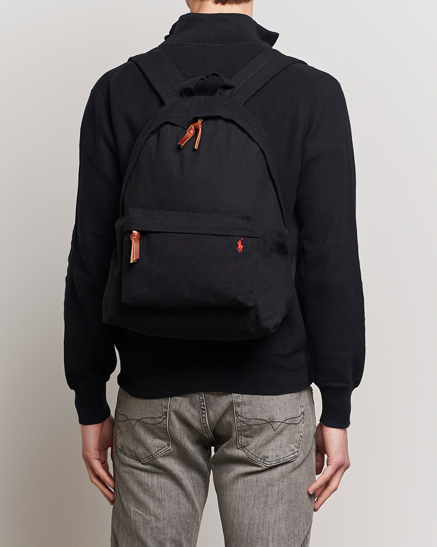 Herre |  | Polo Ralph Lauren | Canvas Backpack  Black