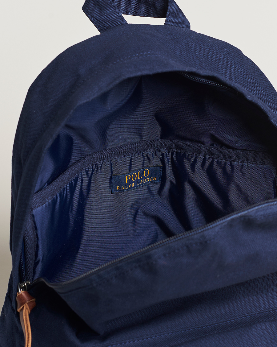 Herre | Polo Ralph Lauren Canvas Backpack Newport Navy | Polo Ralph Lauren | Canvas Backpack Newport Navy