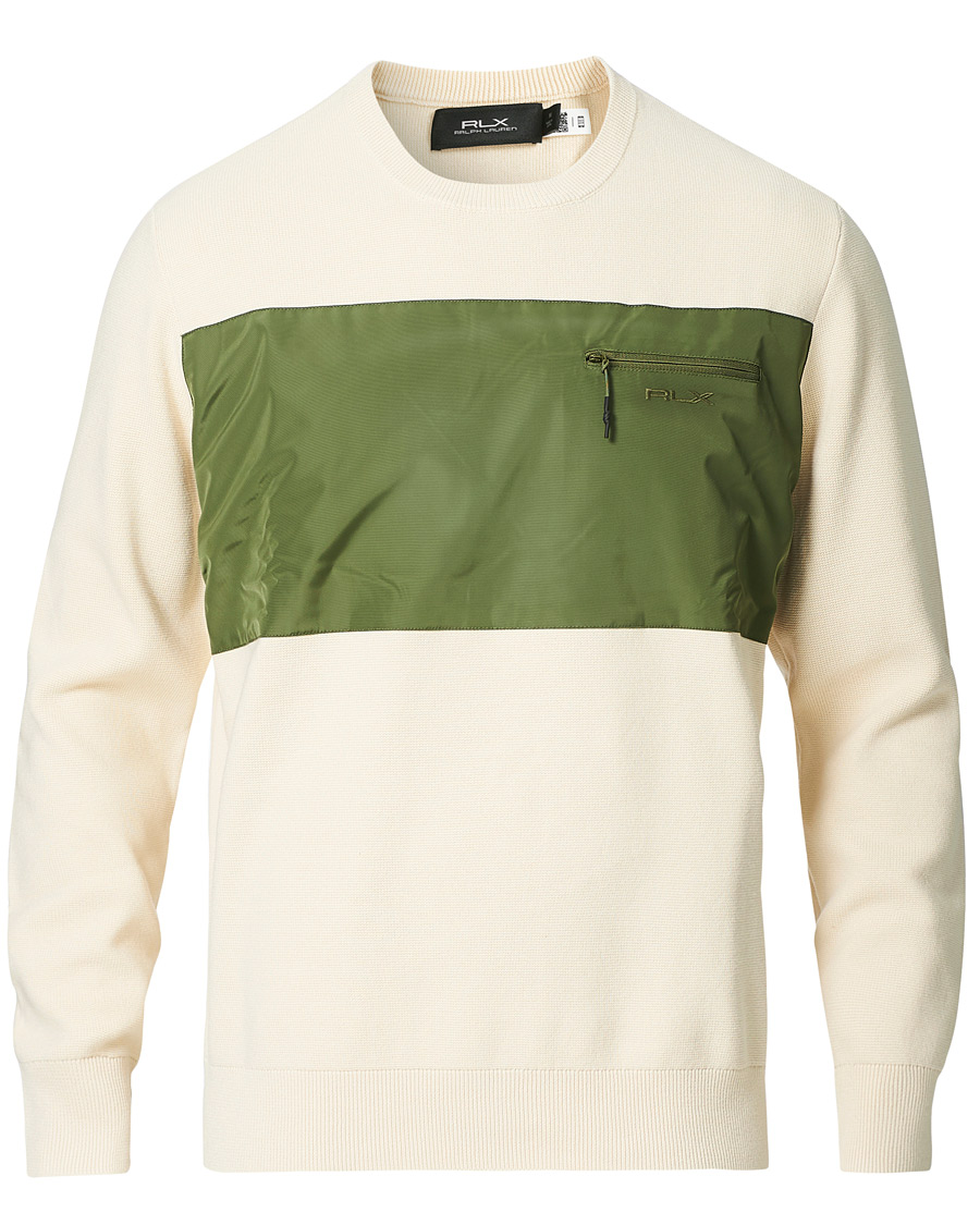 Herre | Gensere | RLX Ralph Lauren | Hybrid Sweater Guide Creme