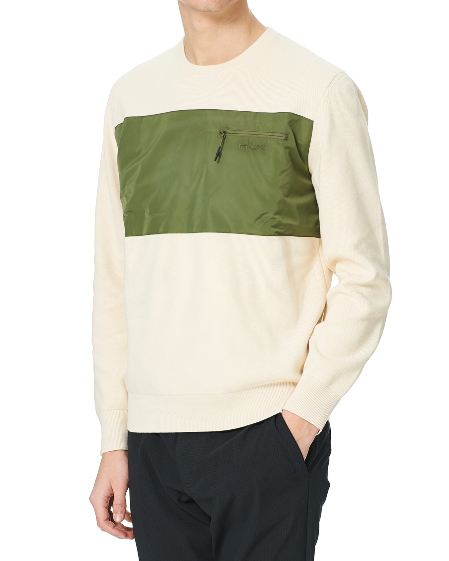 Herre | Gensere | RLX Ralph Lauren | Hybrid Sweater Guide Creme