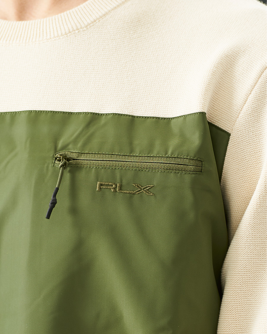 Herre | Gensere | RLX Ralph Lauren | Hybrid Sweater Guide Creme