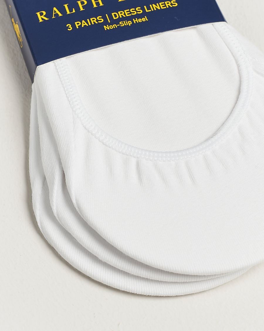 Herre | Undertøy | Polo Ralph Lauren | 3-Pack No Show Socks White
