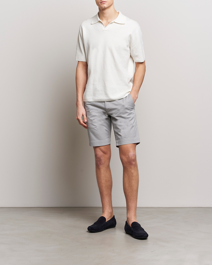 Herre | Shorts | Polo Ralph Lauren | Tailored Slim Fit Shorts Soft Grey