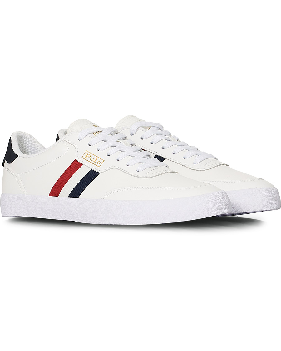 Herre |  | Polo Ralph Lauren | Court VLC Leather Sneaker White
