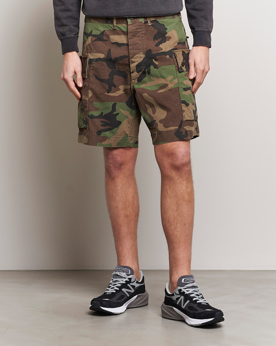 Herre |  | RRL | Regiment Cargo Shorts Woodland Camo