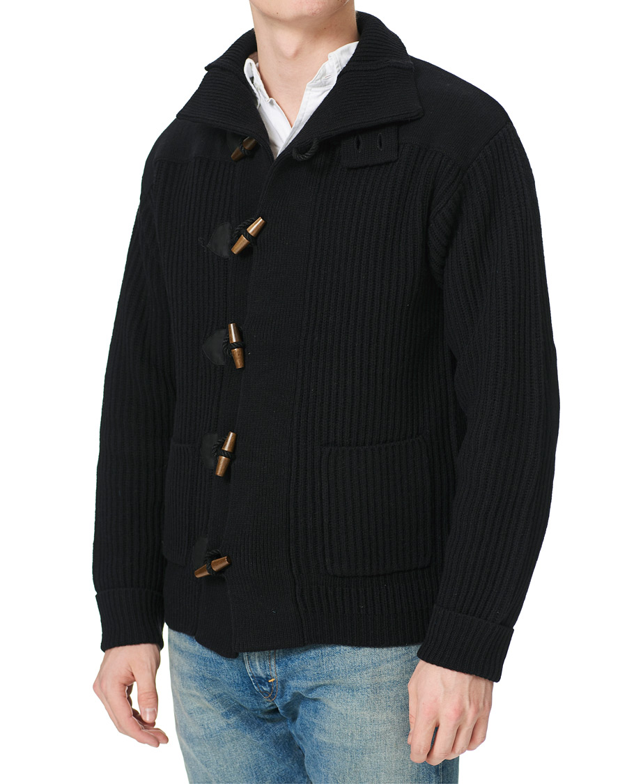 Herre | Gensere | RRL | Toggle Coat Cardigan Black