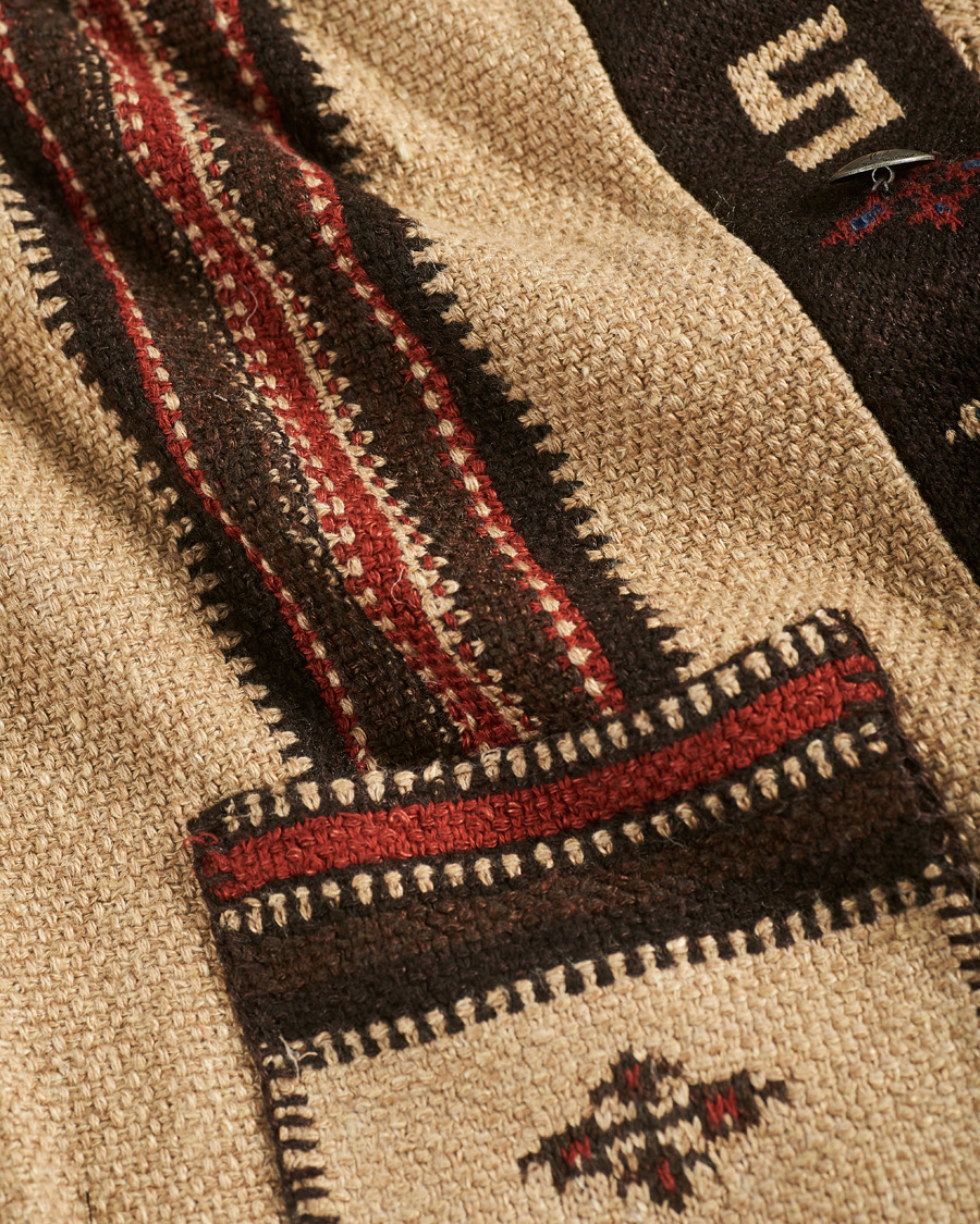 Herre | Gensere | RRL | Ranch Shawl Cardigan Tan/Brown