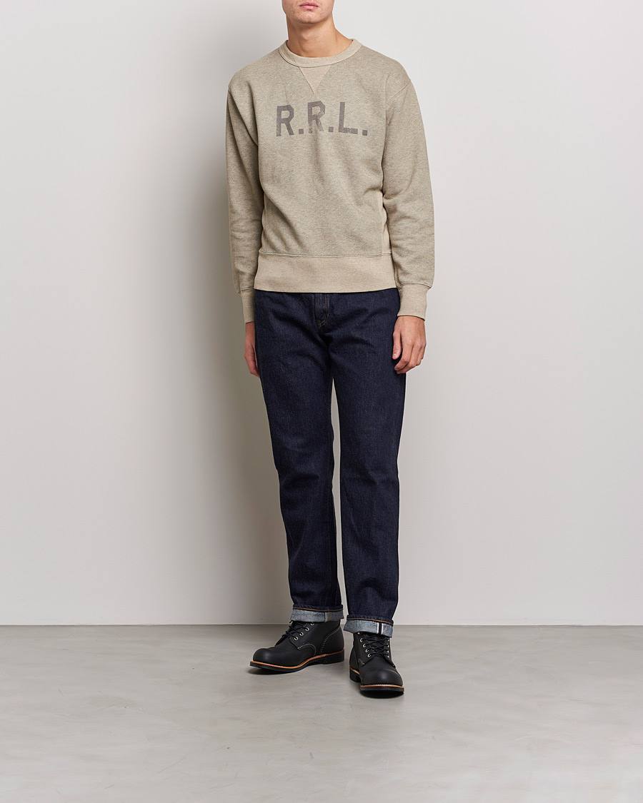 Herre | Gensere | RRL | Double V Sweatshirt Trainer Heather